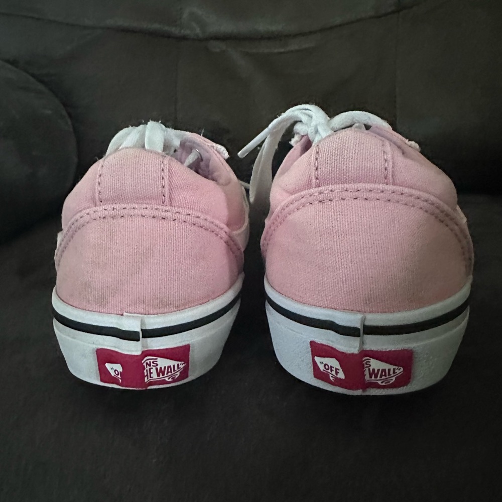 VANS Girls Pink Sneaker Shoes 3 youth - Picture 5 of 7